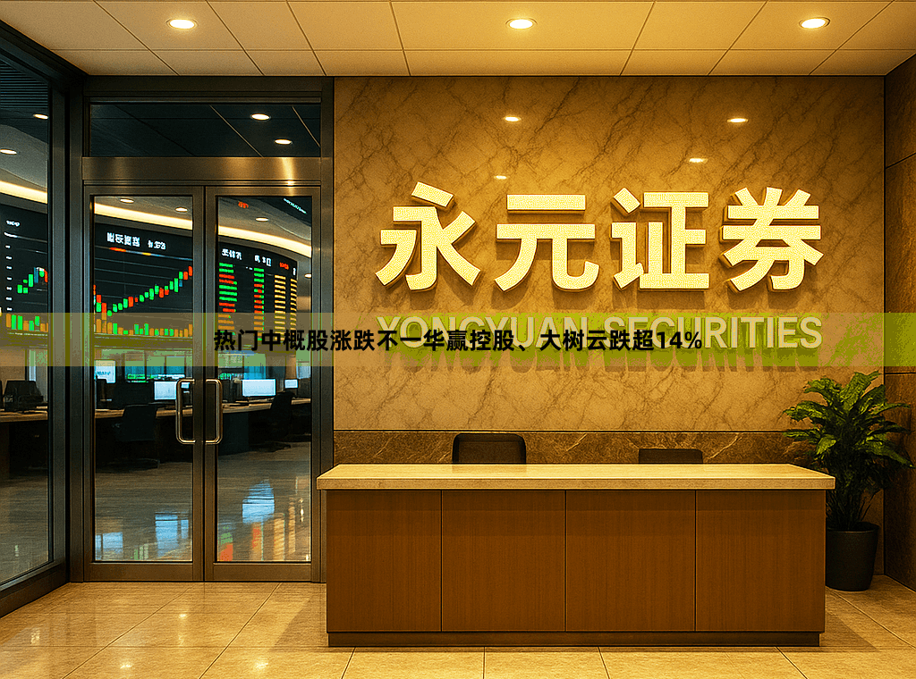 热门中概股涨跌不一华赢控股、大树云跌超14%