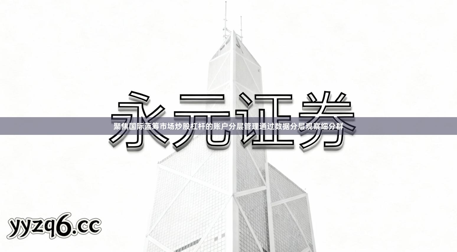 聚焦国际蓝筹市场炒股杠杆的账户分层管理通过数据分层观察细分群