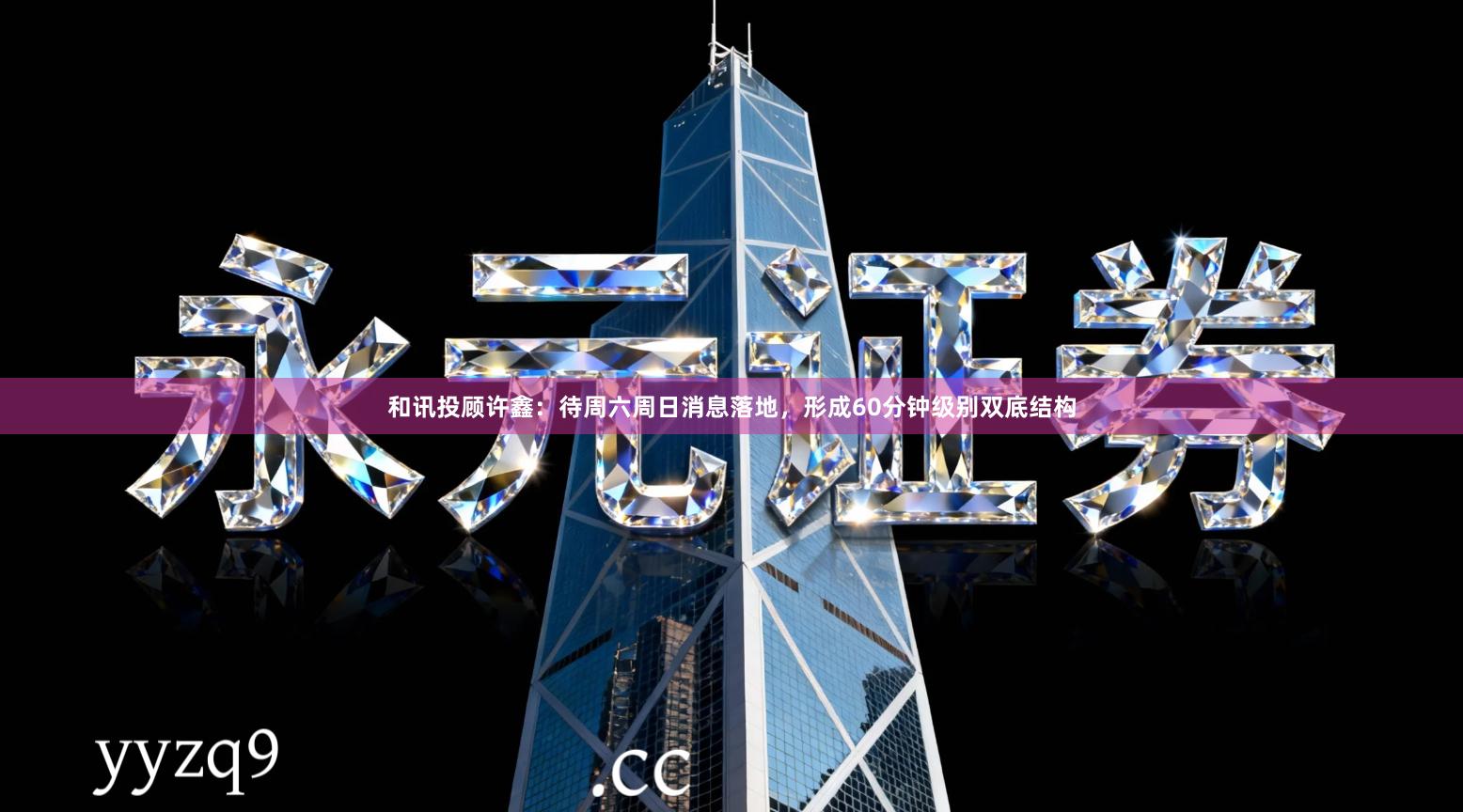 和讯投顾许鑫：待周六周日消息落地，形成60分钟级别双底结构